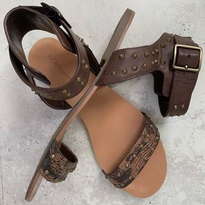 BCBGeneration Gladiator Sandals Studded Size 8.5